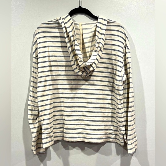 CHAPS Nautical Striped Hooded Pullover Size Small S - Picture 2 of 6